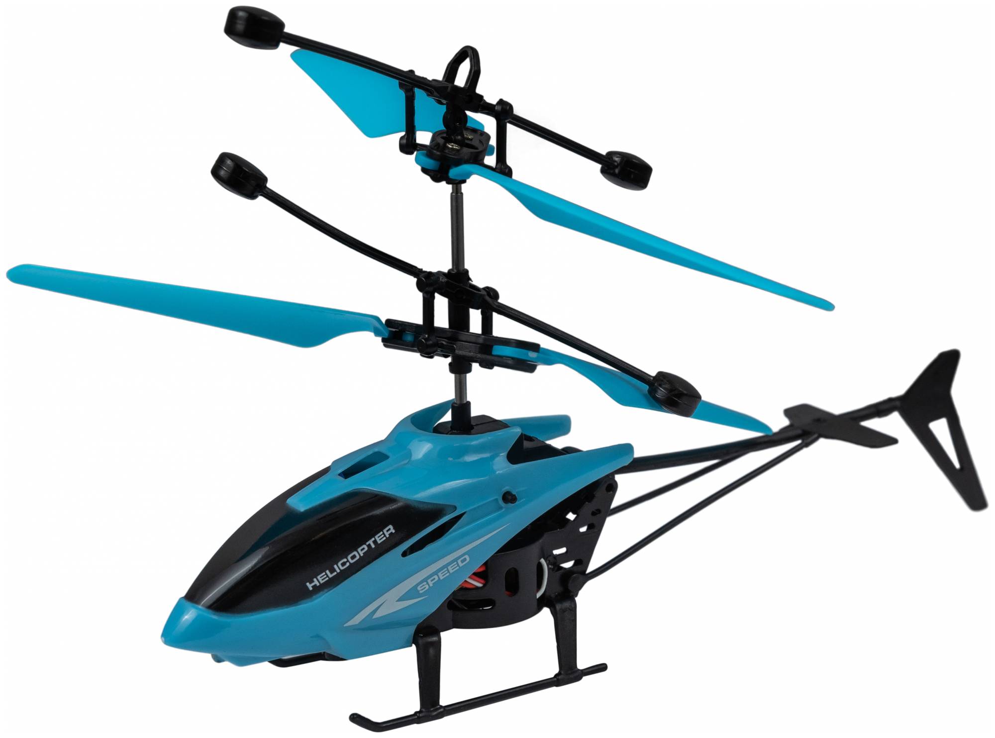 Вертолет на пульте цвет синий ГлавИгрушка LA 1002 BL - фото 1
