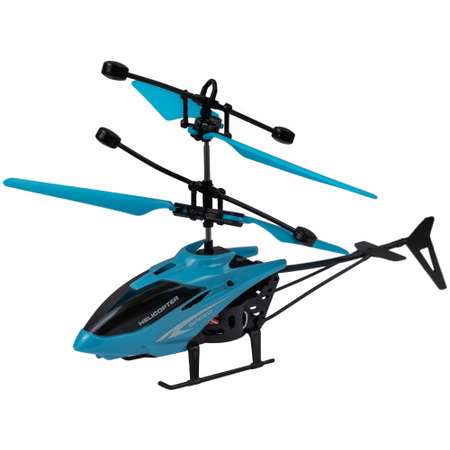 Вертолет на пульте цвет синий ГлавИгрушка LA 1002 BL