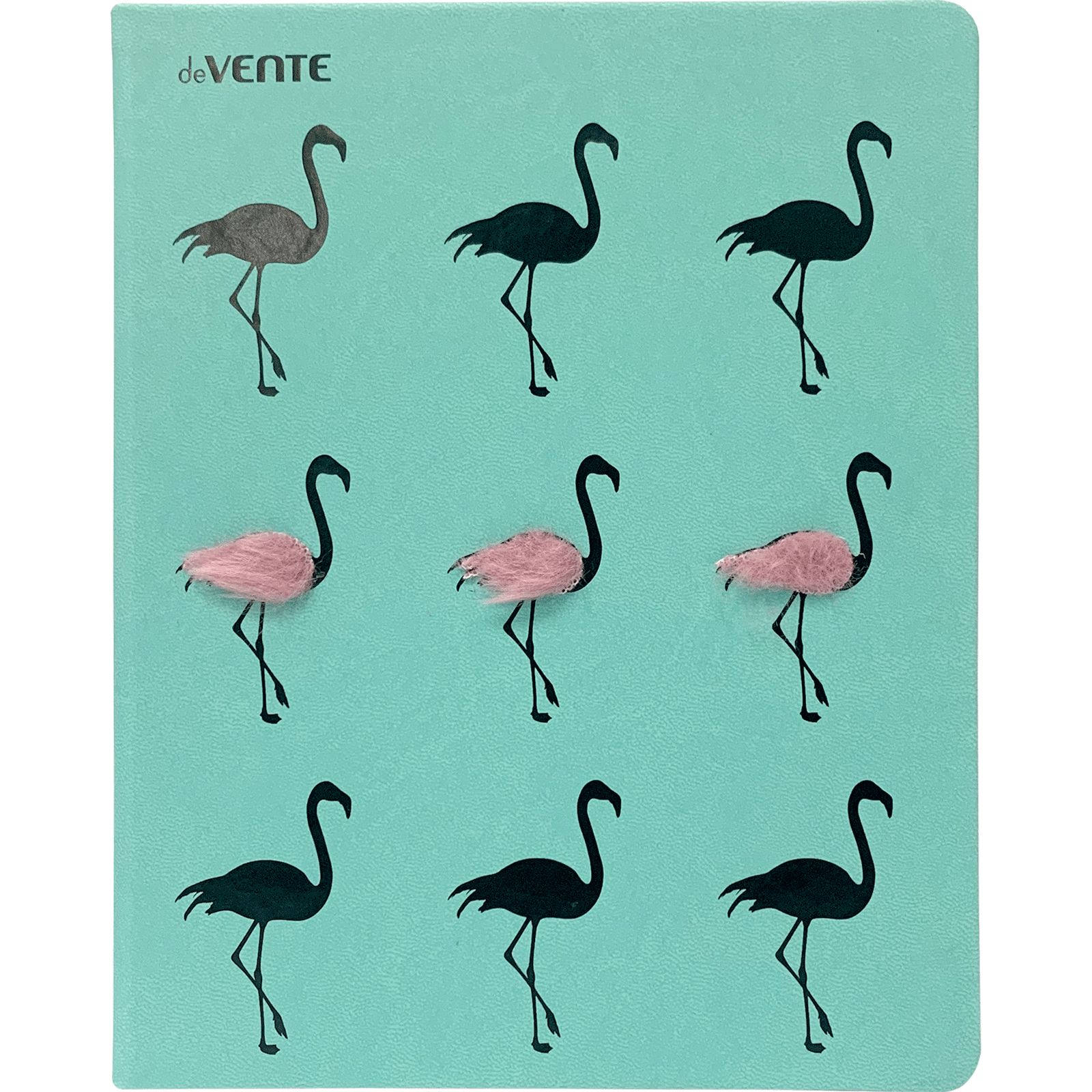 Записная книжка deVENTE Fur flamingo - фото 1