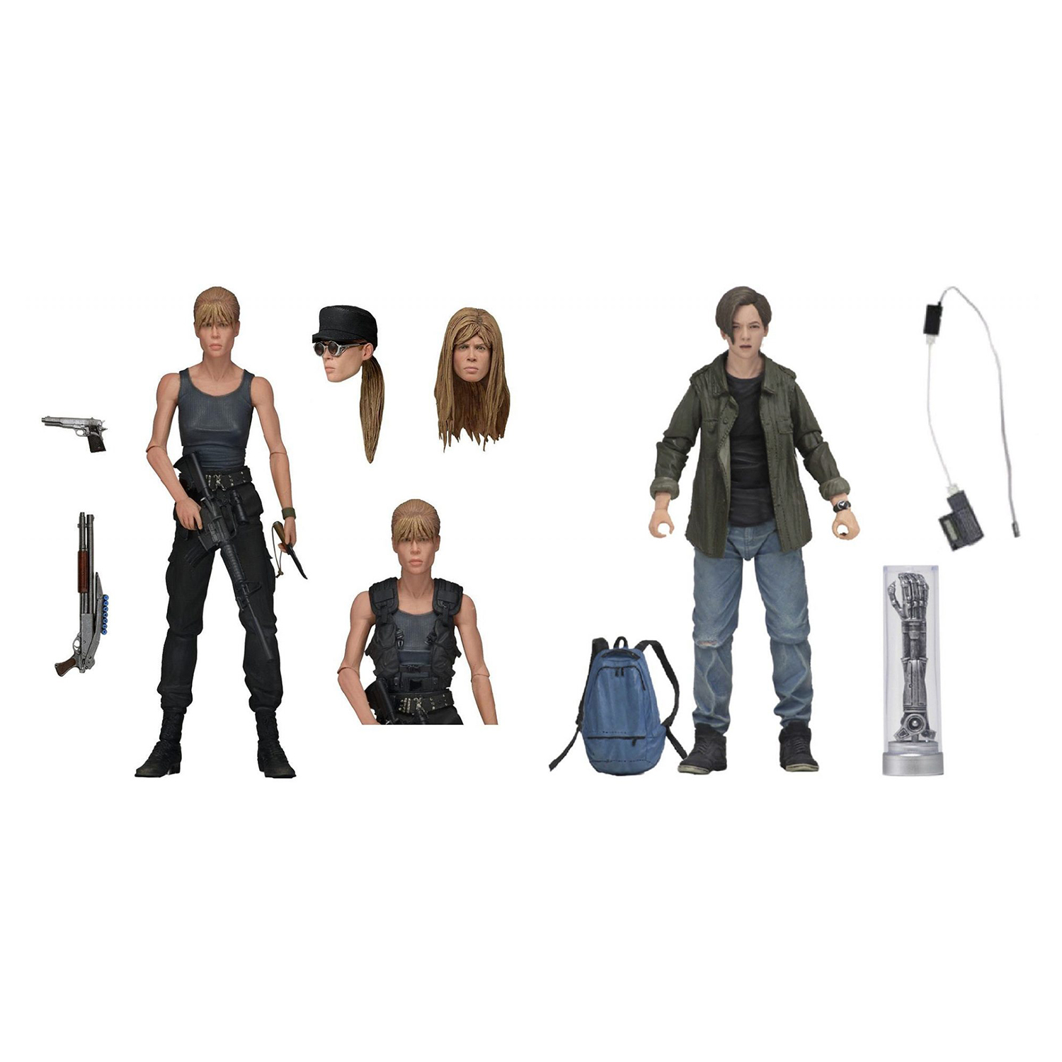 Фигурка Neca Terminator 2 7 Scale Action Figure Sarah Connor and John Connor 2 Pack 42179 - фото 3