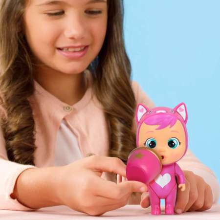 Кукла Cry Babies Magic Tears IMC Toys Плачущий младенец PINK EDITION с домиком и аксессуарами