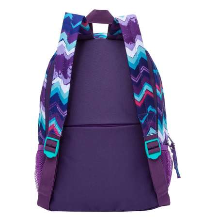Рюкзак Grizzly для девочки фиолетовые зигзаги