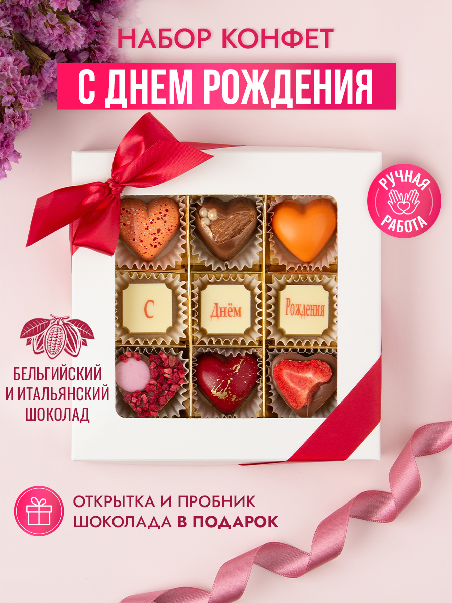 Набор шоколадных конфет Choc-Choc С Днем Рождения - фото 2