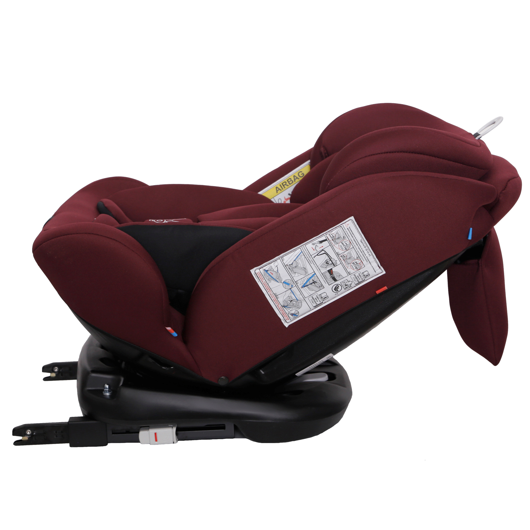 Детское автокресло Еду-Еду KS 360 ISOFIX гр.0+/I/II/III серия Level One bordo - фото 4