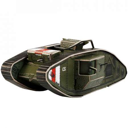 Сборная модель Умная бумага Бронетехника Mark V тяжелый танк Великобритания 575-1