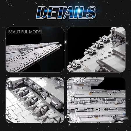 Конструктор Mould King Планета Звездный корабль MOC- Модель Имперского Звездного Разрушителя