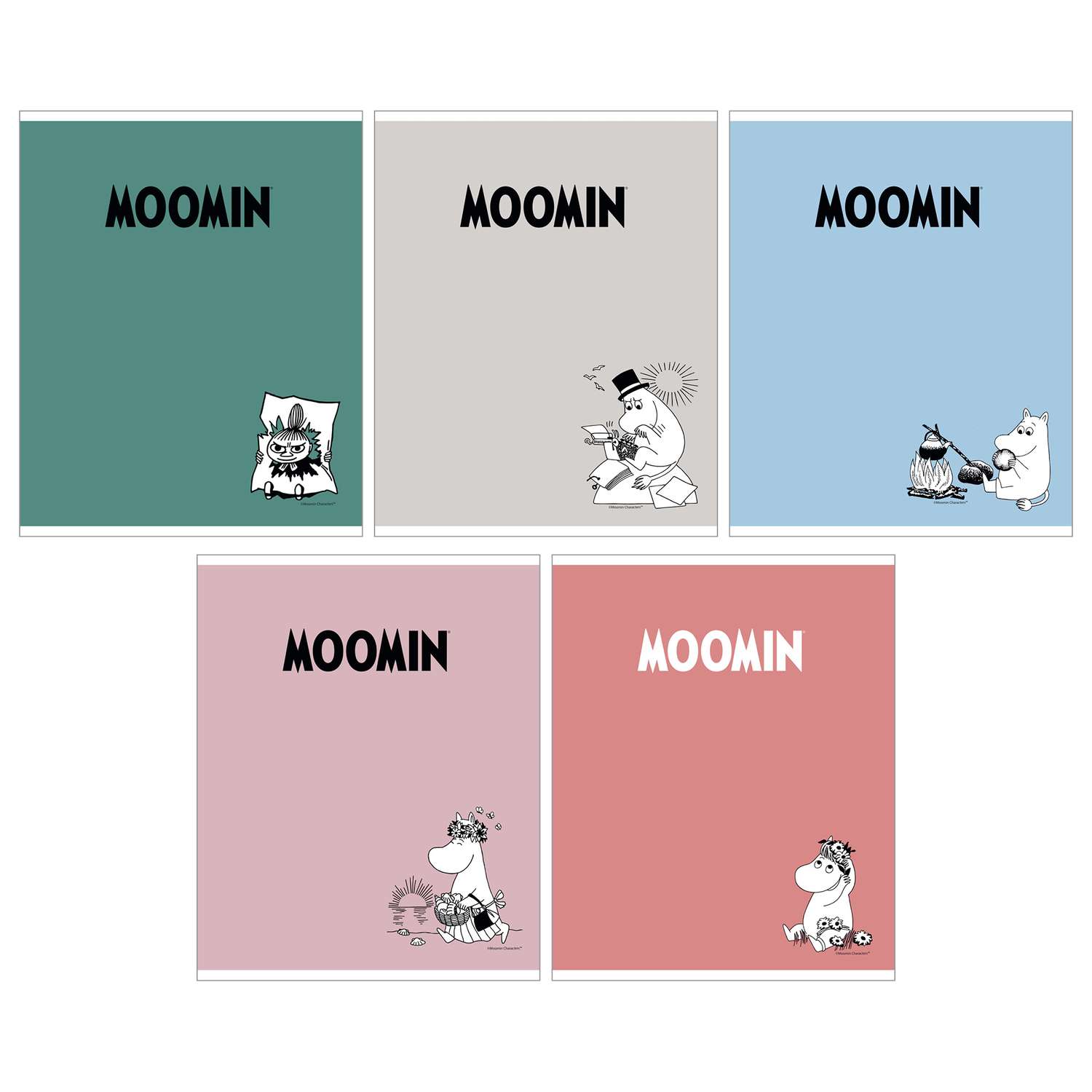 Тетрадь Полиграф Принт Moomin А5 Клетка 48л MOM12/5 в ассортименте - фото 1