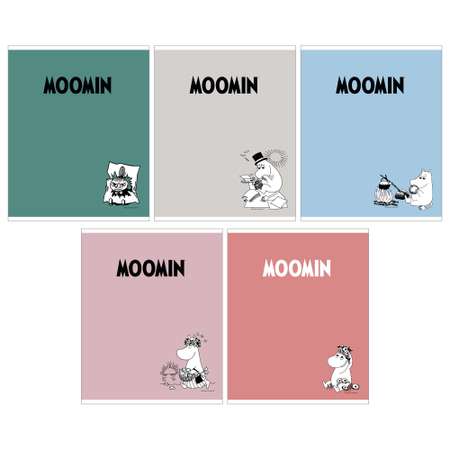 Тетрадь Полиграф Принт Moomin А5 Клетка 48л MOM12/5 в ассортименте