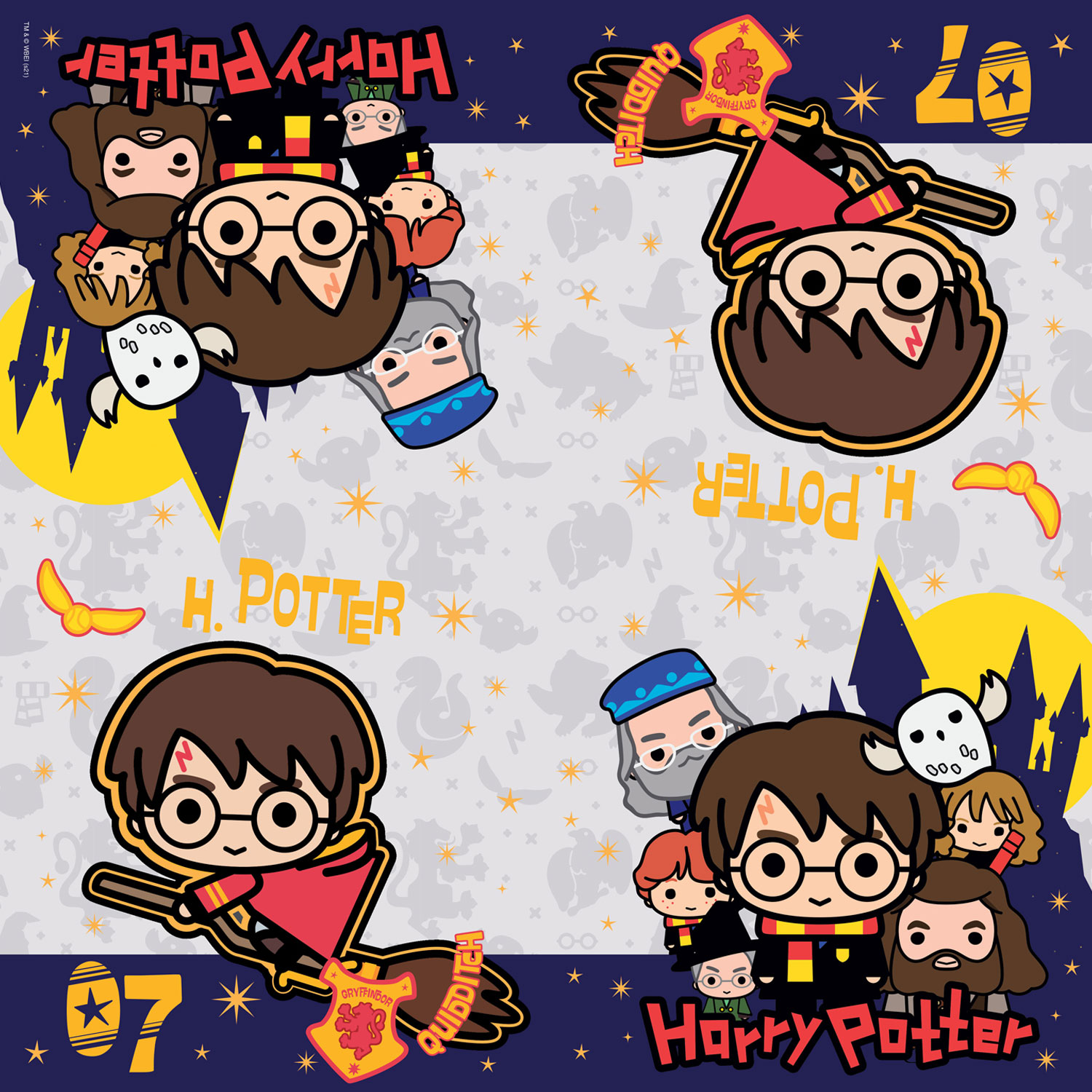 Салфетки бумажные ND PLAY Harry Potter 33х33 см 40 шт чиби купить по цене  290 ₽ в интернет-магазине Детский мир