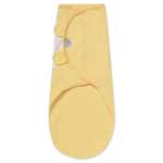 Пеленка Pecorella SwaddleFun на липучках M 2.5-6.5кг Mid yellow