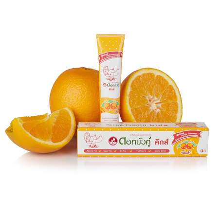 Зубная паста Dok Bua Ku Kids детская апельсин 35г