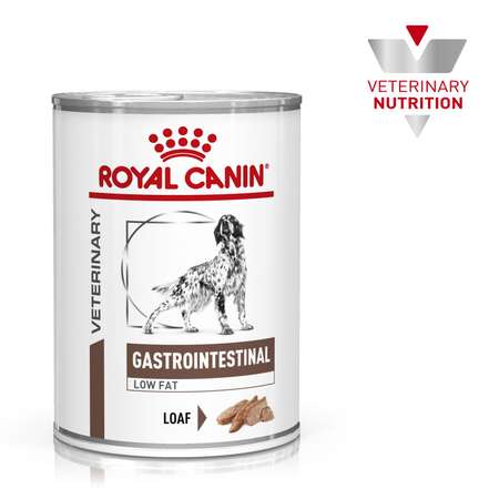 Корм для собак ROYAL CANIN Gastro Intestinal Low Fat Canine с ограниченным содержанием жиров при нарушениях пищеварения консервированный 0.41кг