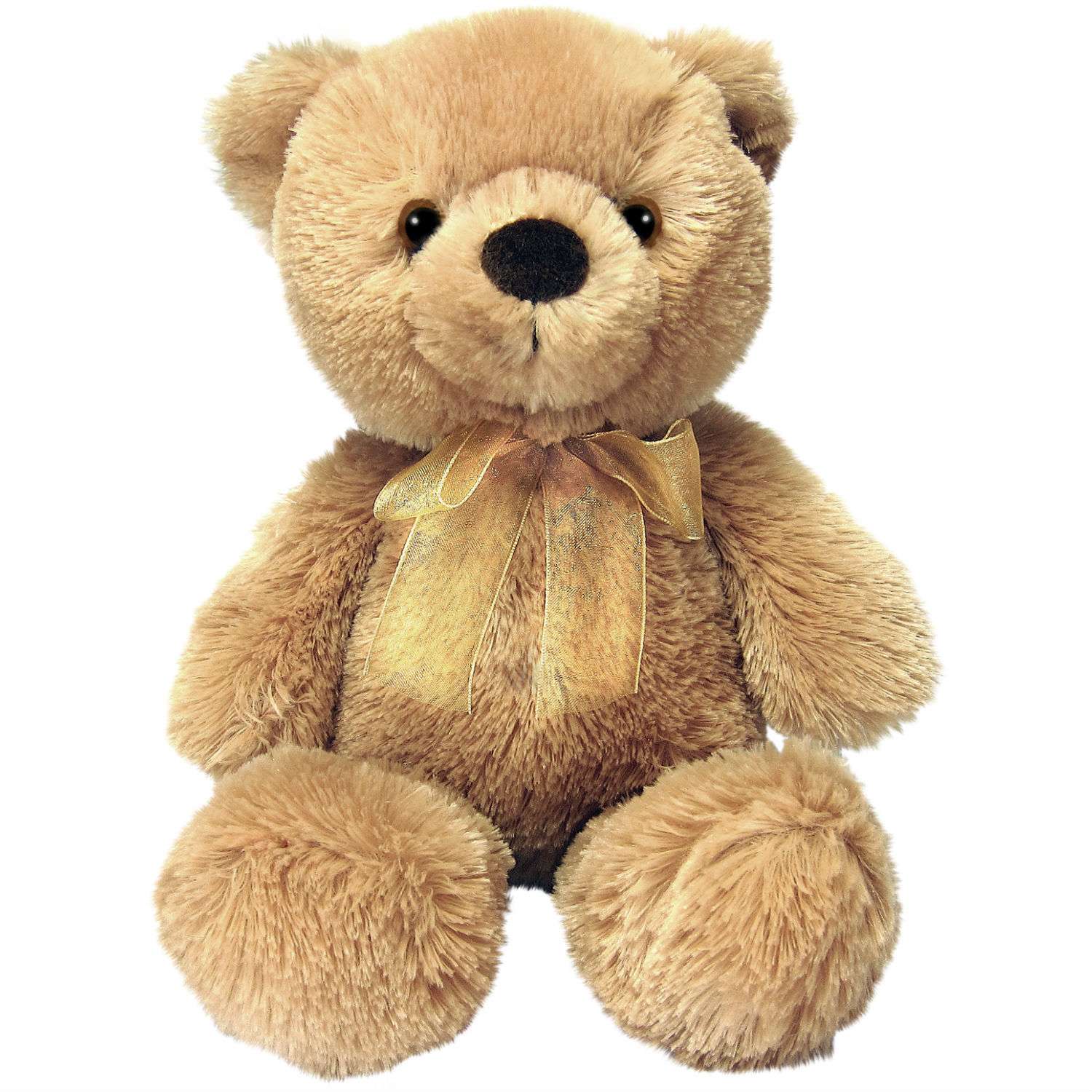 Медведь Мягкие игрушки БелайТойс Плюшевый Тони с шарфом 200 см цвет латте