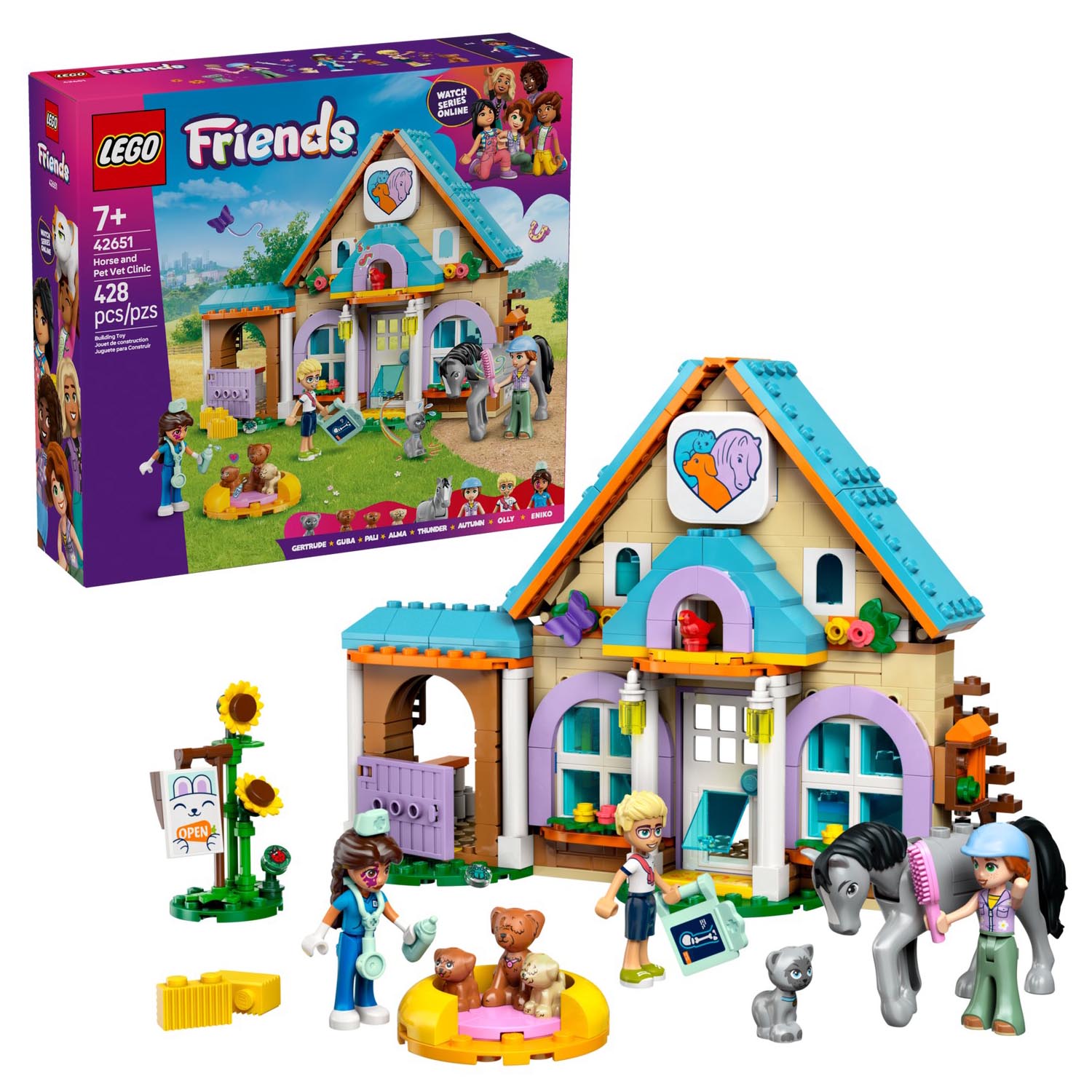 Конструктор детский LEGO Friends Ветеринарная клиника - фото 1