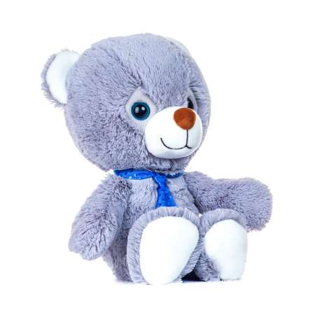Мягкая игрушка МАЛЬВИНА Медведь Малыш синий / 36 см
