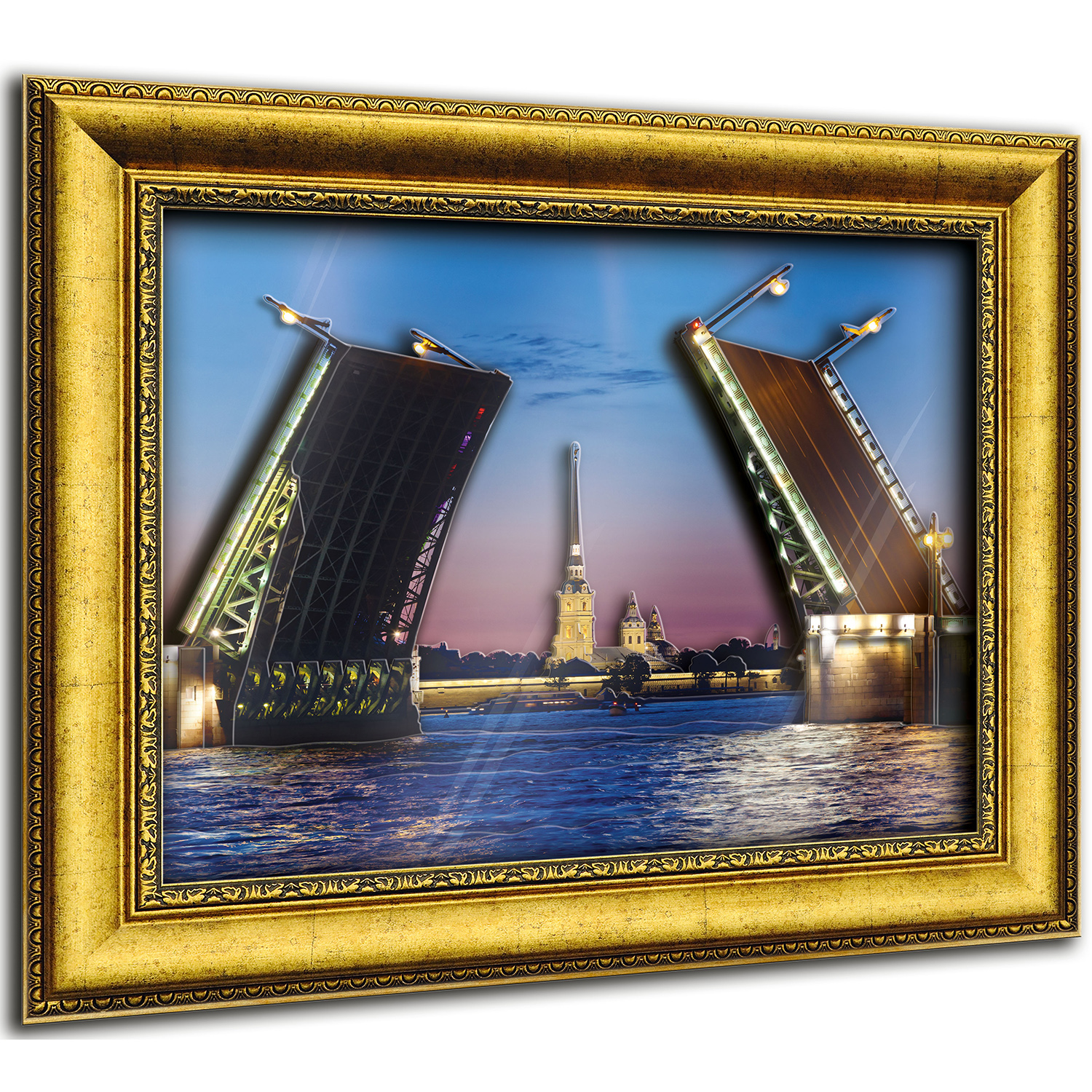 Набор для творчества VIZZLE Объемная картина Standart Дворцовый мост - фото 1