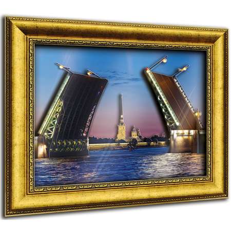 Набор для творчества VIZZLE Объемная картина Standart Дворцовый мост