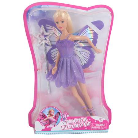 Кукла Defa Lucy Юная фея в комплекте волшебная палочка фиолетовый