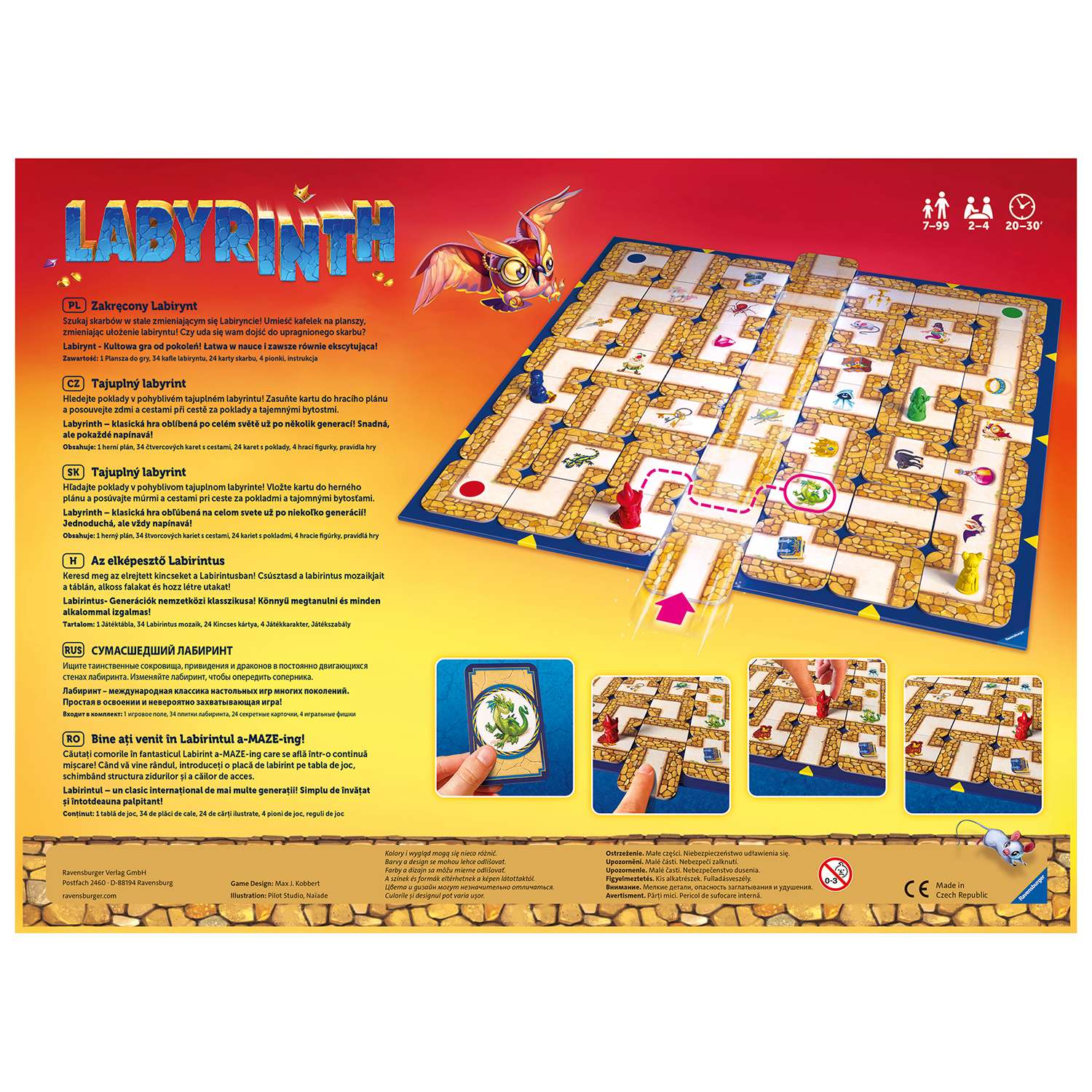 Игра настольная Ravensburger Сумасшедший Лабиринт 27078 - фото 3