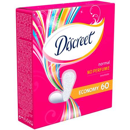 Ежедневные прокладки Discreet Normal Plus Trio розовые 60шт