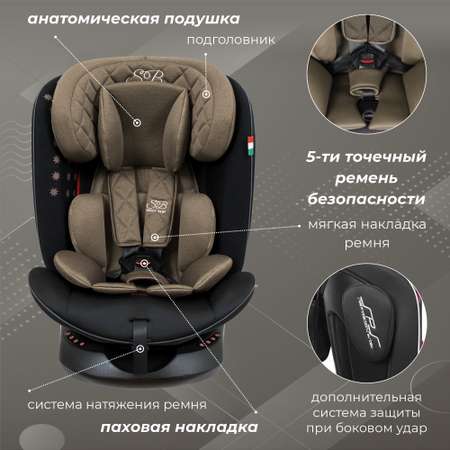 Автокресло Sweet baby Crosstour 360 Isofix Beige