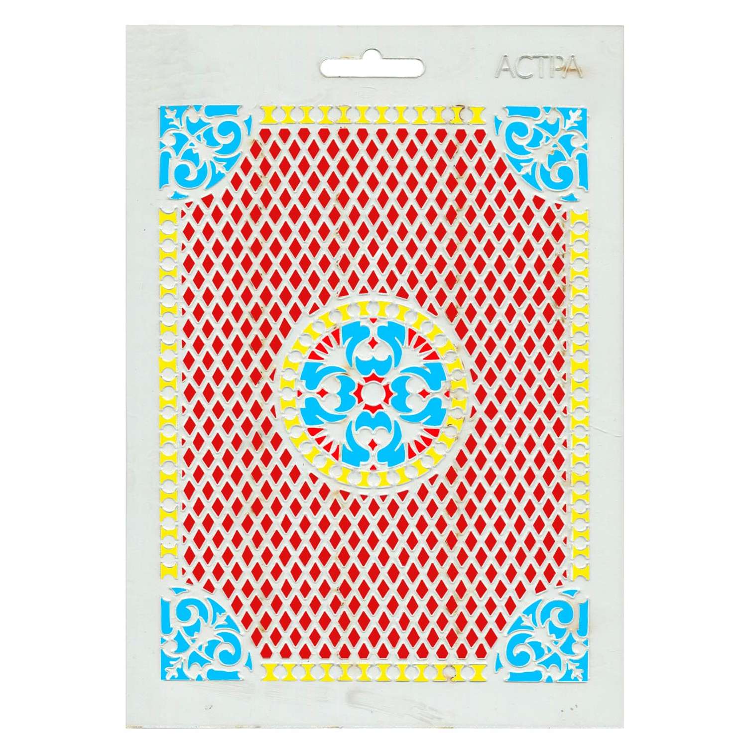 Трафарет пластиковый Astra Craft многоразовый для декорирования рисования творчества А5 Персидский ковёр - фото 1
