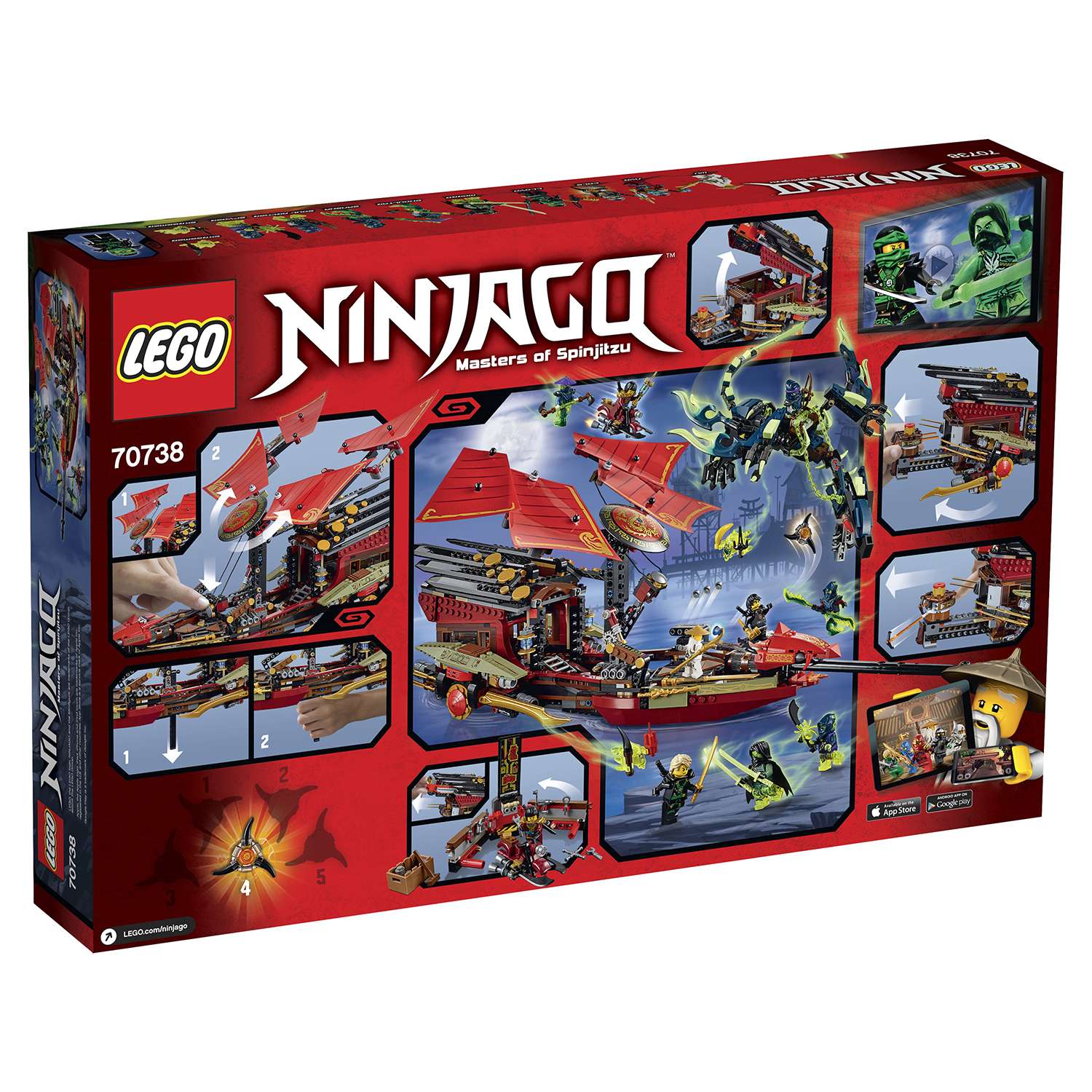 Конструктор LEGO Ninjago Корабль "Дар Судьбы". Решающая битва (70738) - фото 3