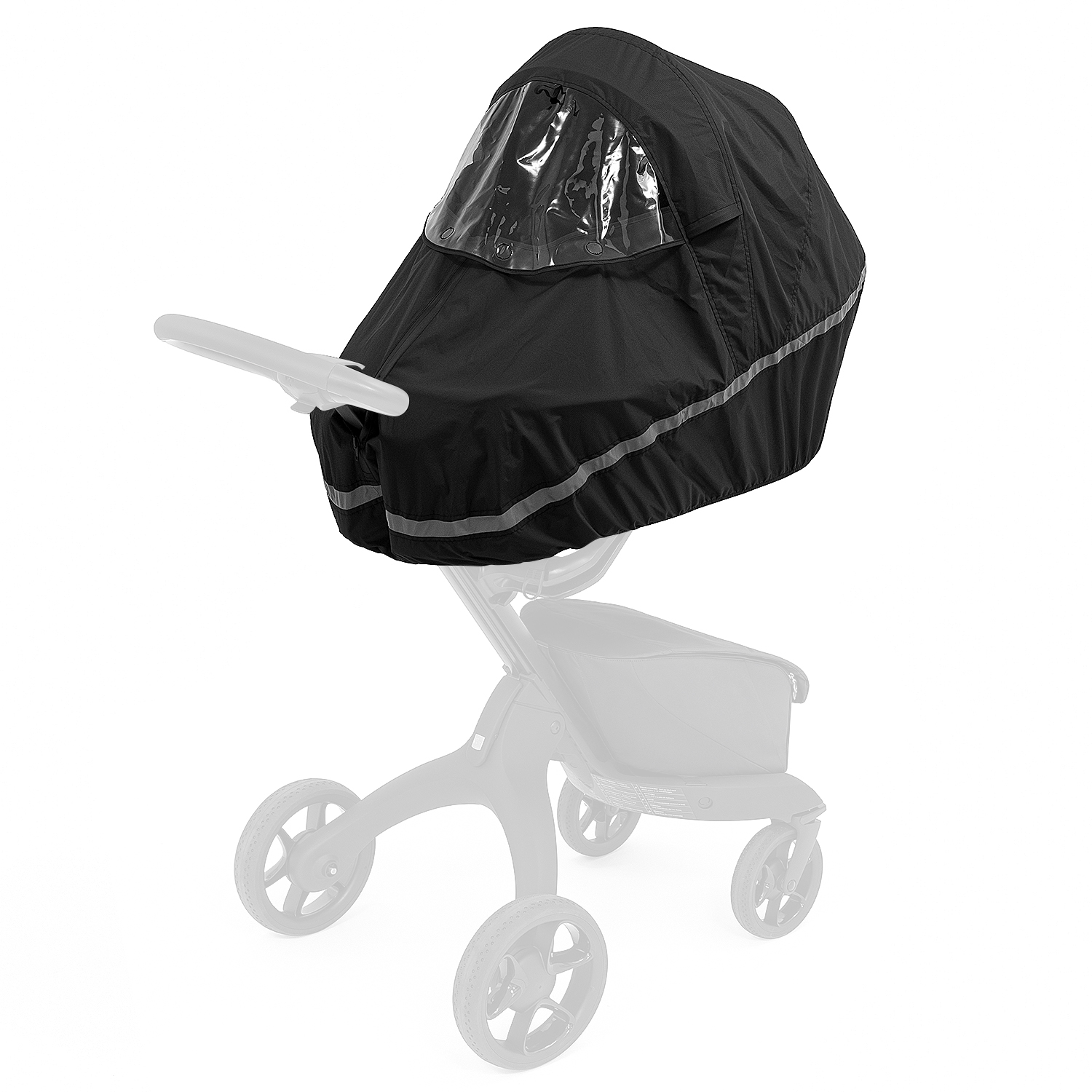 Дождевик для коляски Stokke Xplory X Чёрный 575401 - фото 1