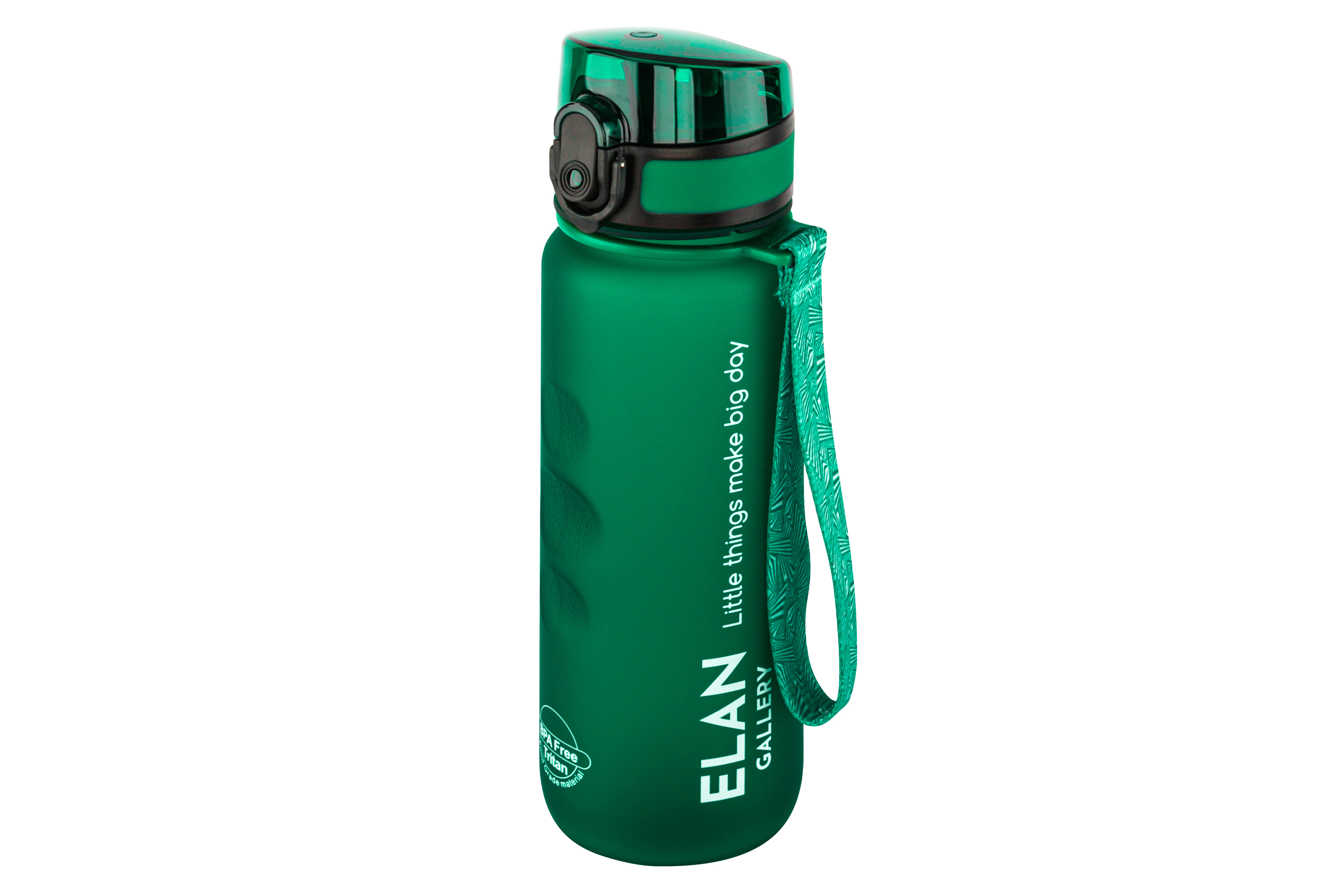 Бутылка для воды Elan Gallery 500 мл Style Matte темно-зеленая - фото 4