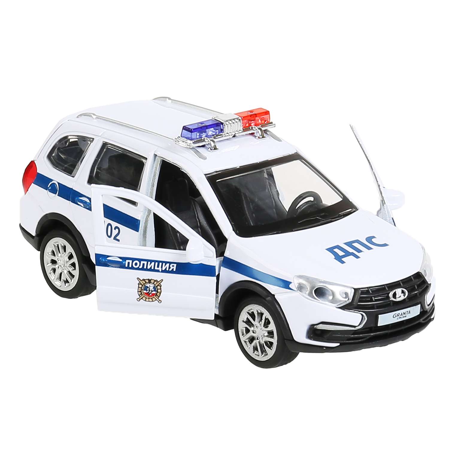 Машина Технопарк Lada granta cross Полиция 299797 299797 - фото 5