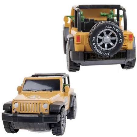 Внедорожник Junfa Jeep инерционный желтый