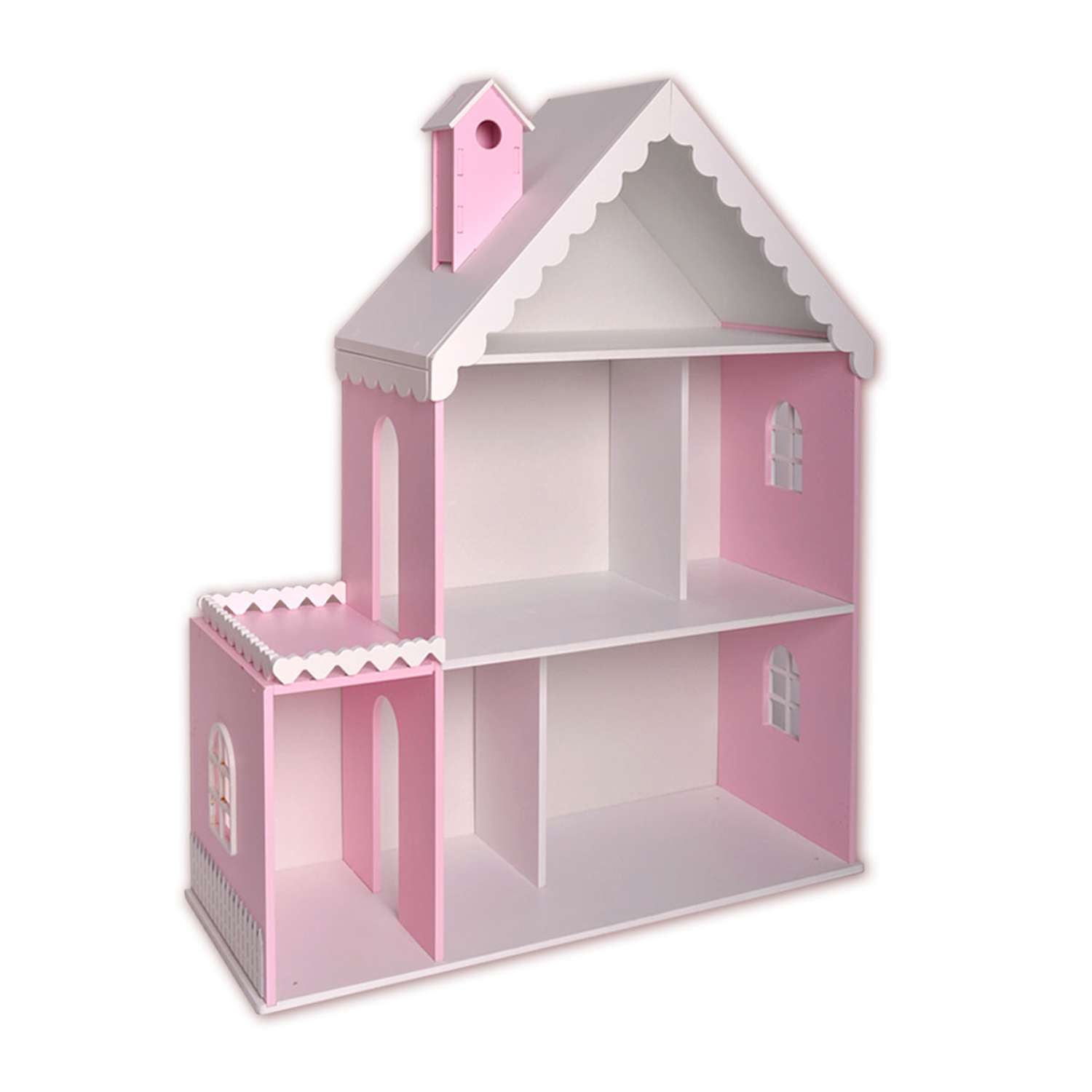 Кукольный дом Pema kids розово-белый Материал МДФ СнежанаРозБел - фото 2