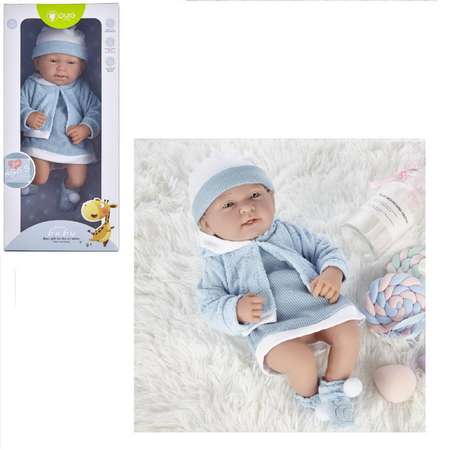 Кукла-пупс Junfa Pure Baby 35 см в кофточке и платье