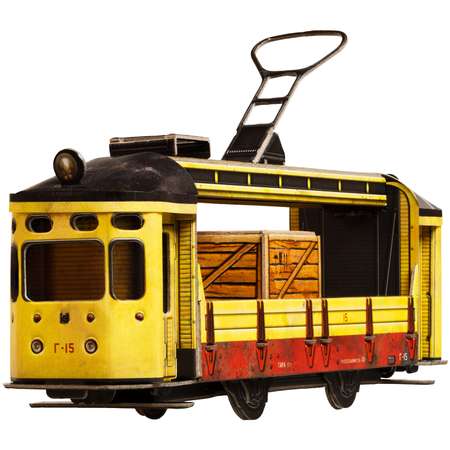 Сборная модель Умная бумага Трамвай из Петербурга 90-х 674-1