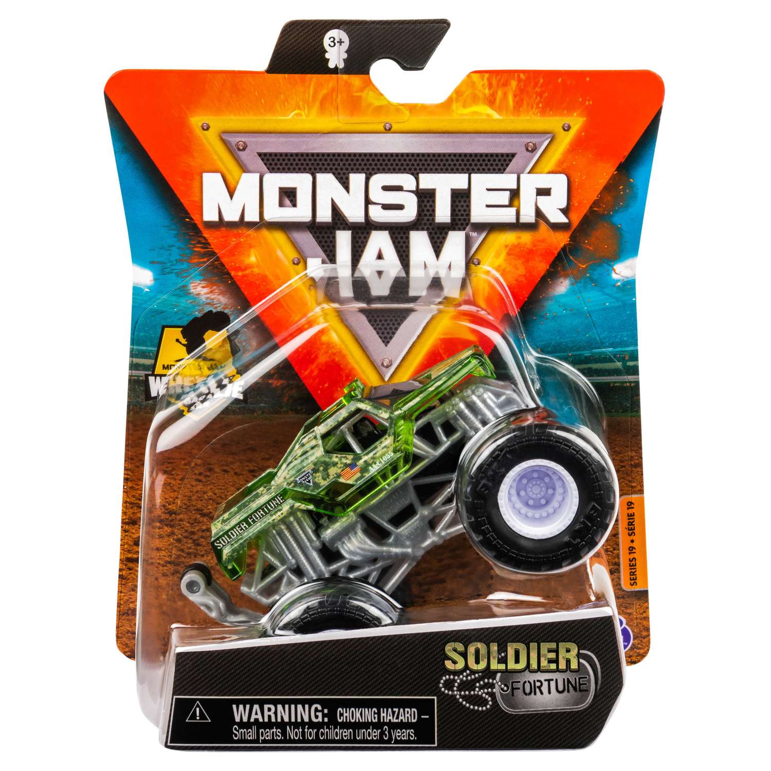 Машинка Monster Jam 1:64 Soldier Fortune 6044941/20130603 6044941 - фото 3