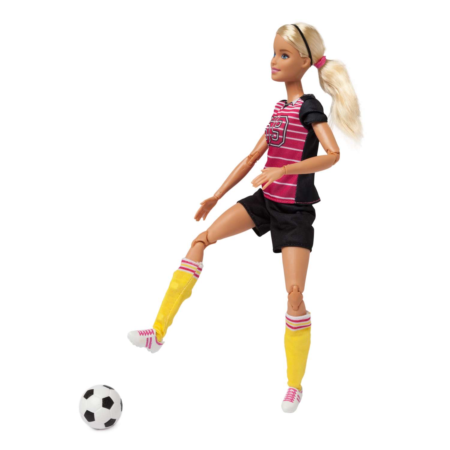 Куклы-спортсменки Barbie Футболистка Блондинка DVF68/DVF69 - фото 1