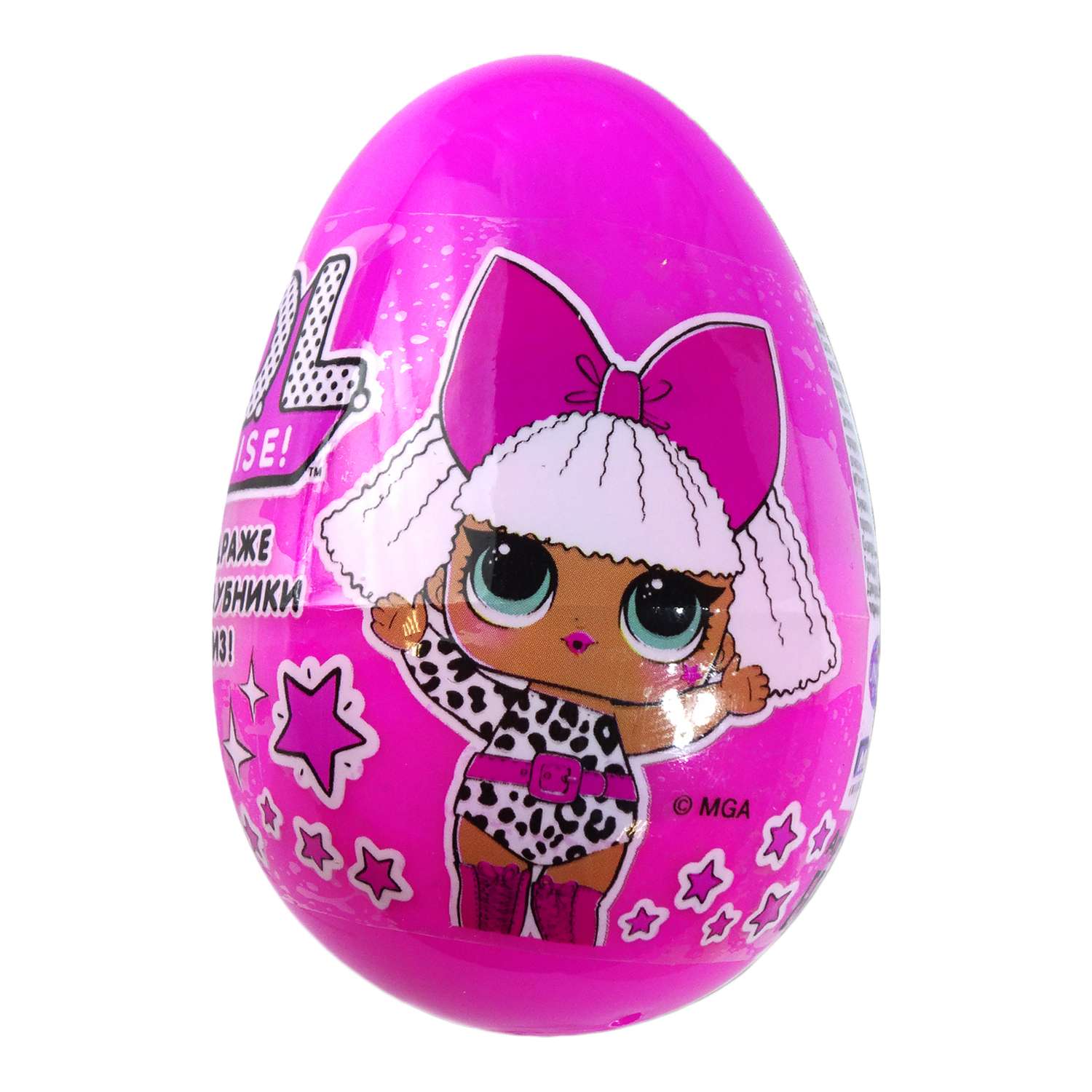 Яйцо L.O.L. Surprise! с клубничным драже10г +игрушка в непрозрачной упаковке (Сюрприз) - фото 1
