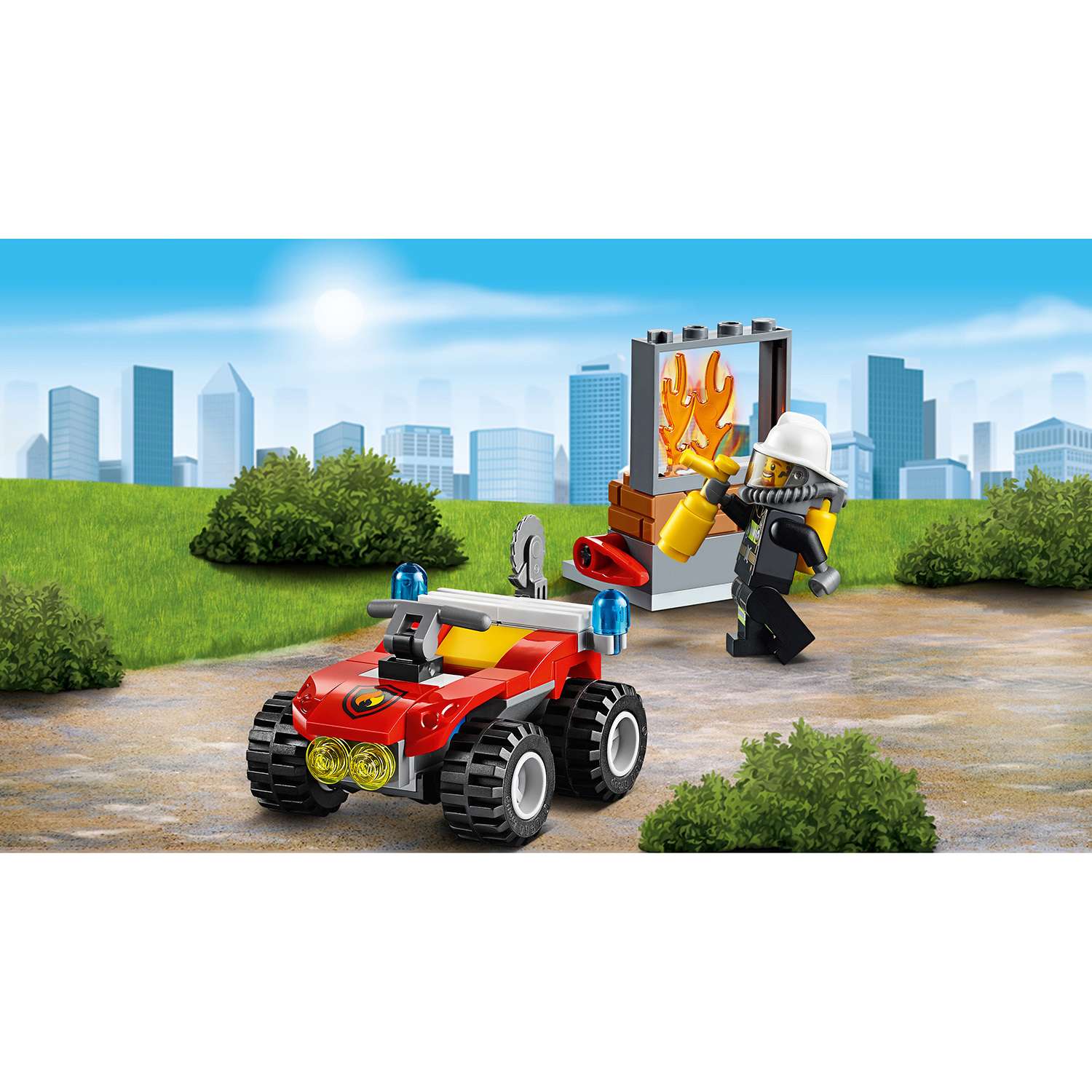 Конструктор LEGO City Fire Пожарный квадроцикл (60105) - фото 4
