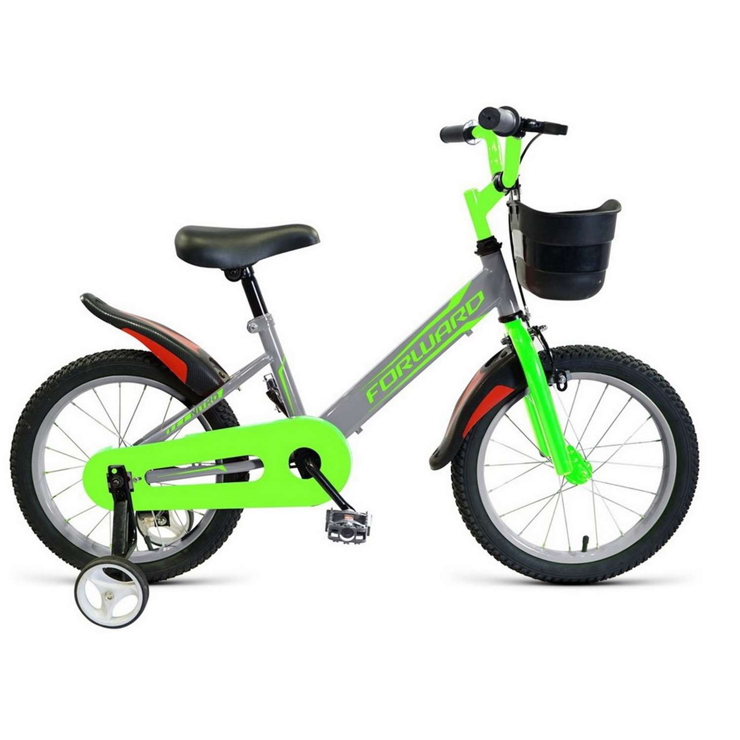 Велосипед детский Forward NITRO 18 2022 серый - фото 1