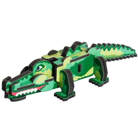 3D пазл Умная бумага Крокодил 087