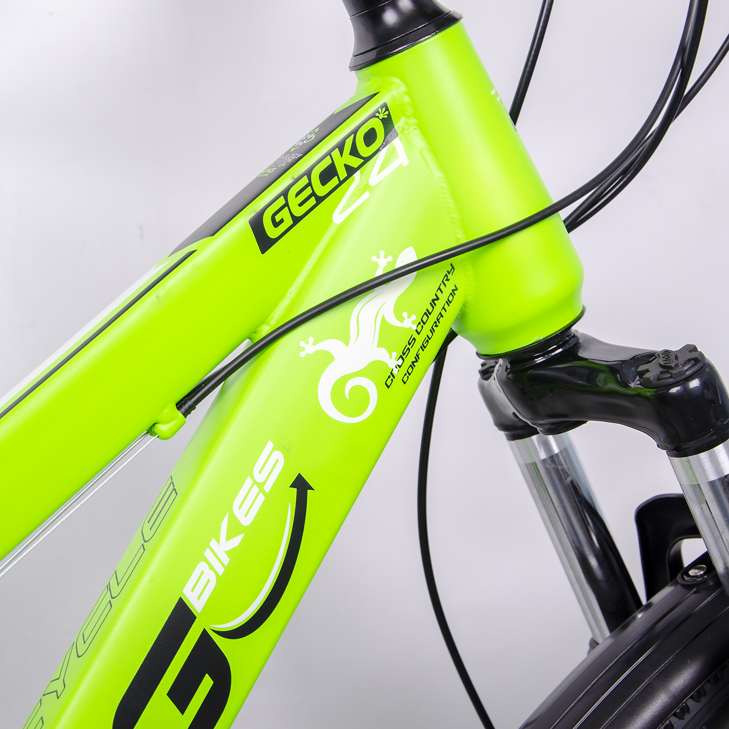 Велосипед NRG BIKES GECKO 24 lime-black-white - фото 20