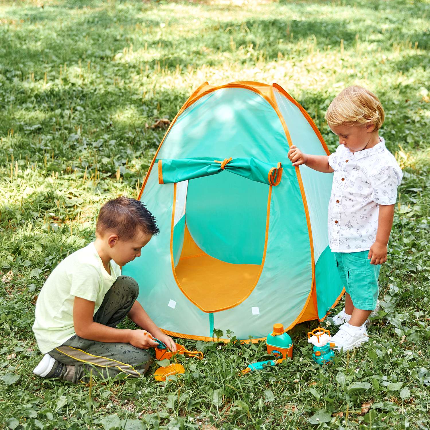 Палатка детская Givito с набором Туриста для пикника 5 предметов - фото 2