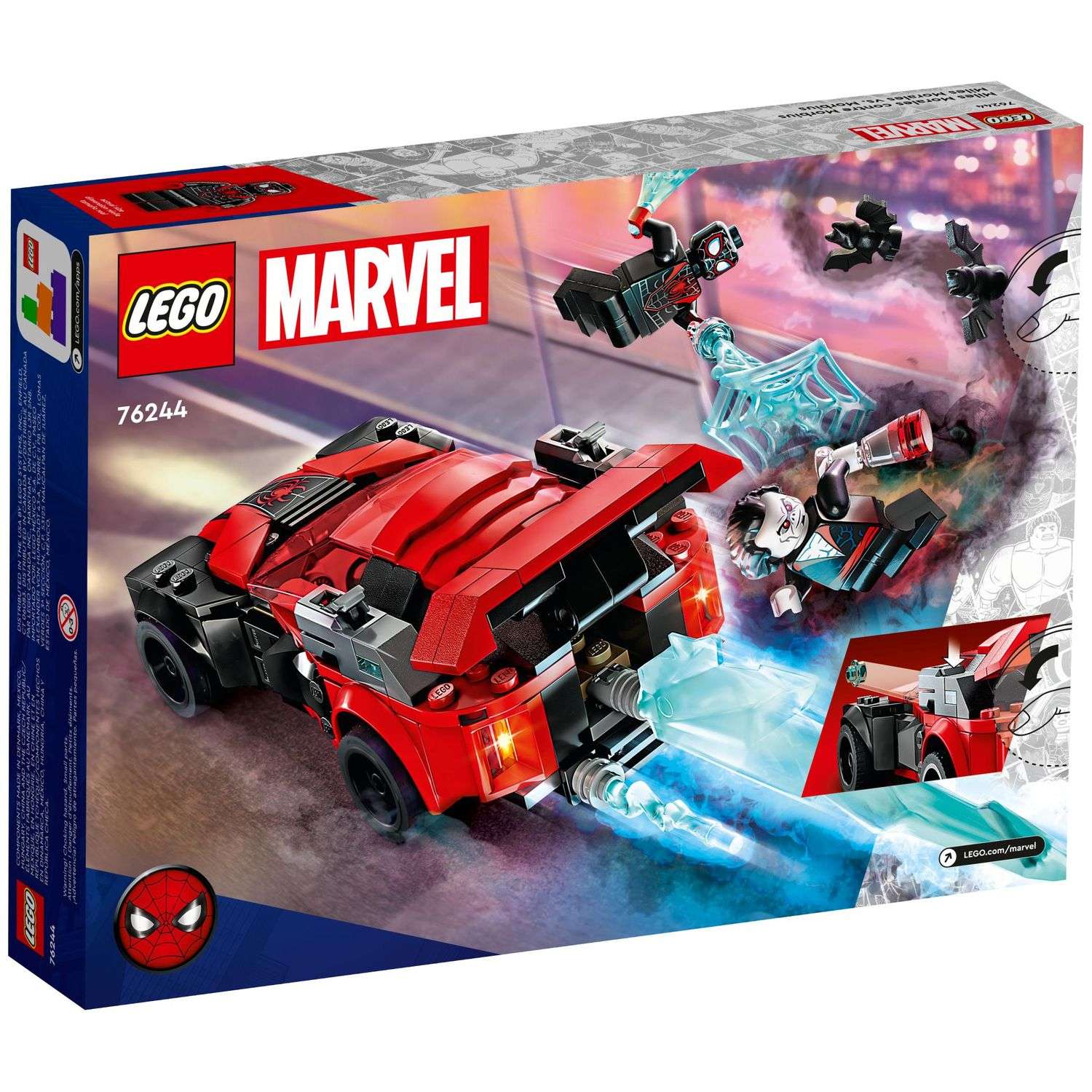 Конструктор LEGO Marvel Super Heroes Miles Morales vs Morbius 76244 - фото 5