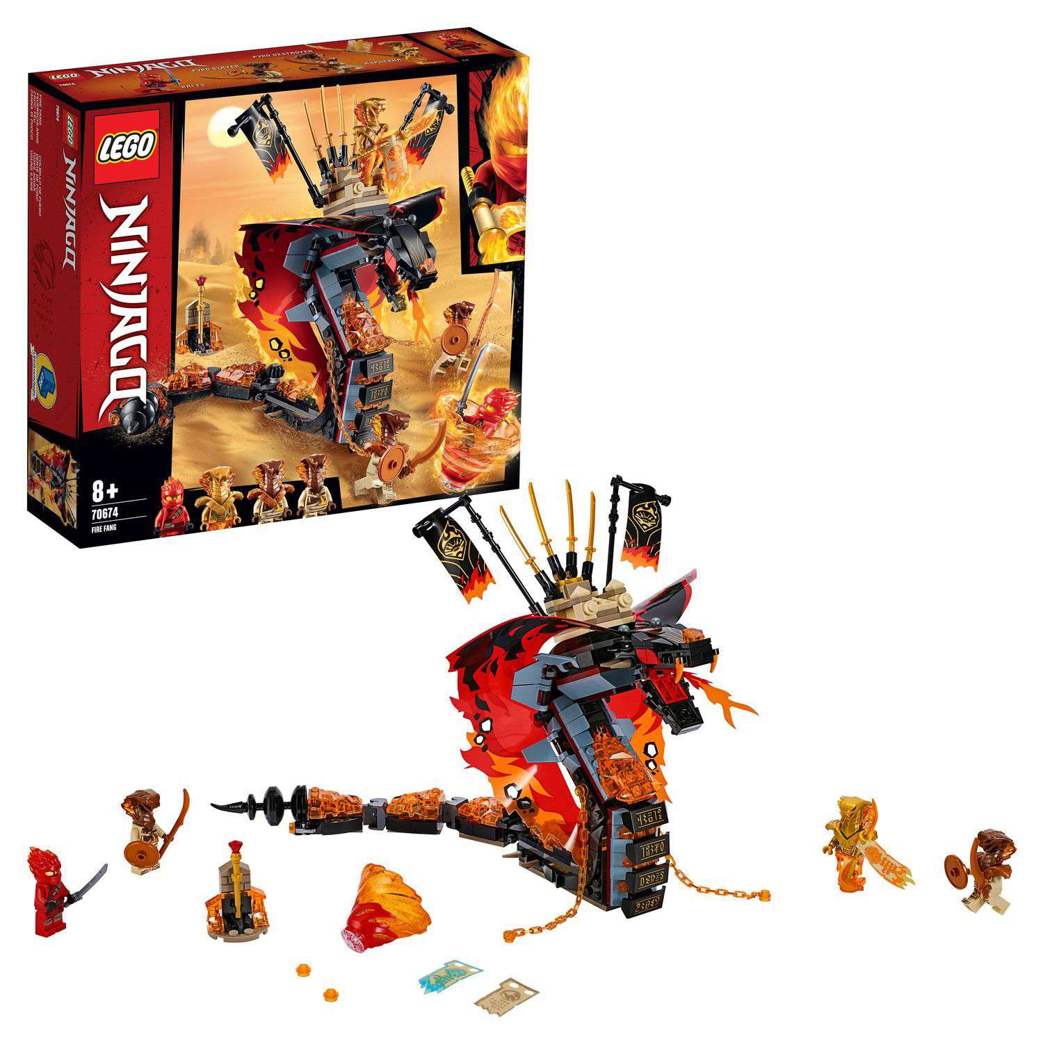 Конструктор LEGO Ninjago Огненный кинжал 70674 - фото 1