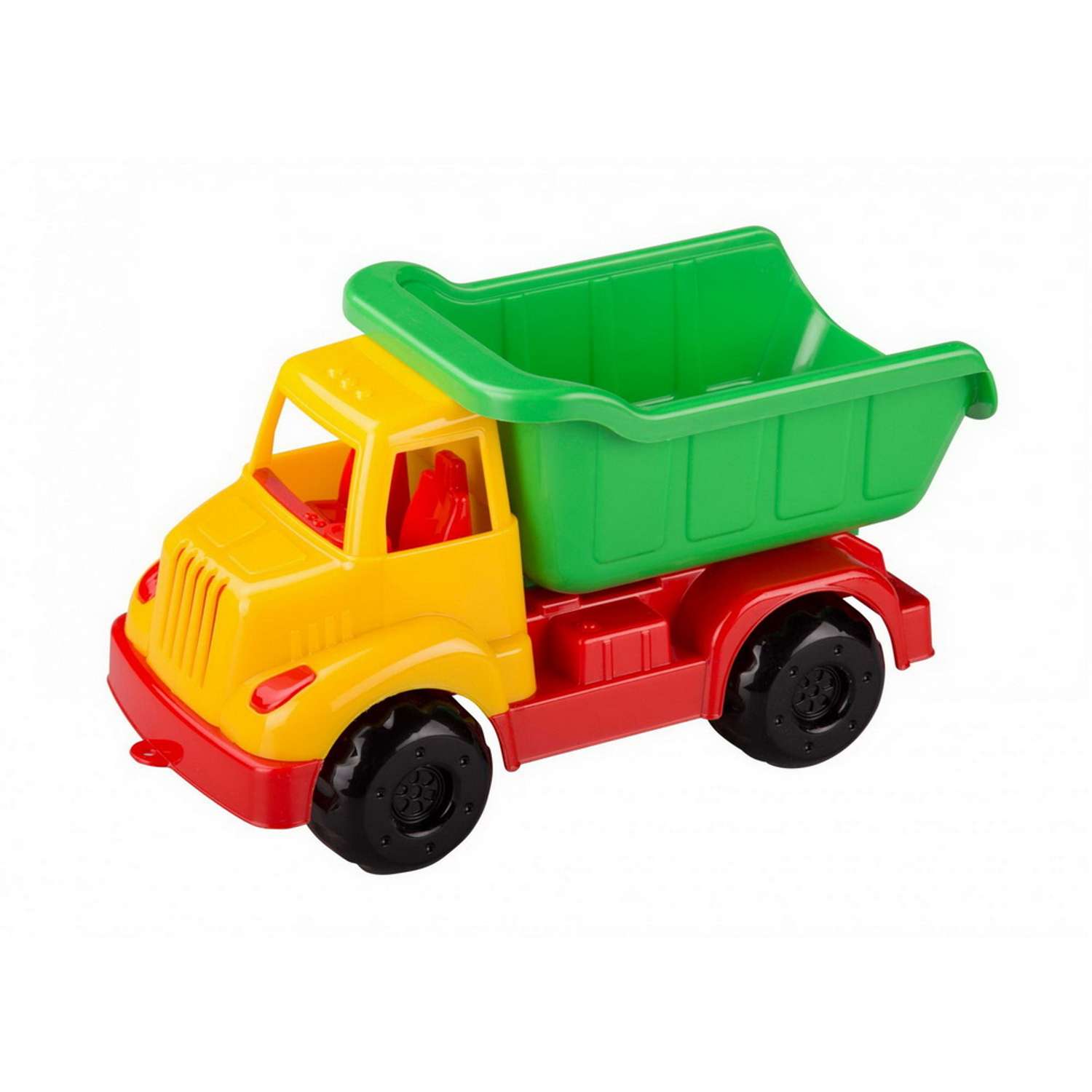 Машинка детская Альтернатива Самосвал мини желтый М6700 - фото 1