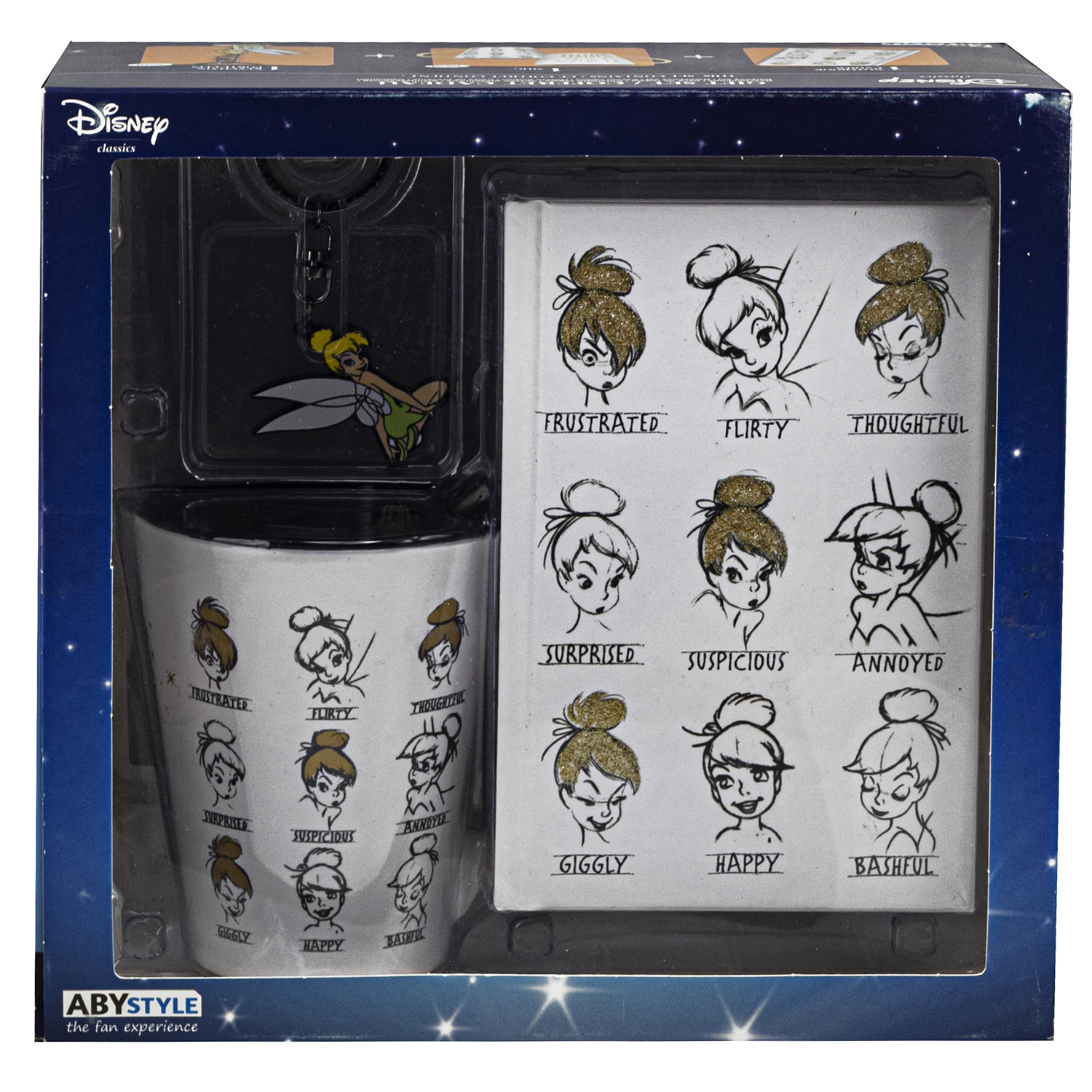 Подарочный набор ABYStyle Disney Tinker Bell Кружка 250ml+Брелок+Записная книжка A6 ABYPCK168 - фото 3