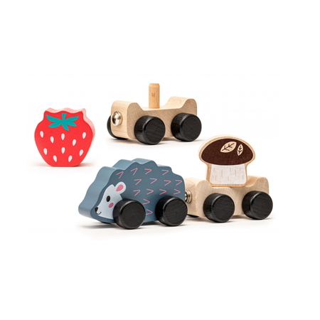 Набор деревянных игрушек Cubika Умный ёжик