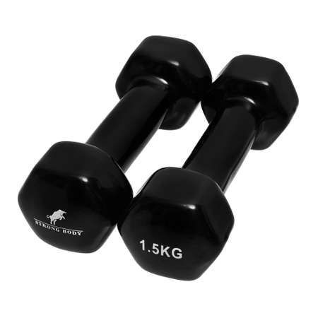 Гантели виниловые STRONG BODY 1.5 кг 2 шт