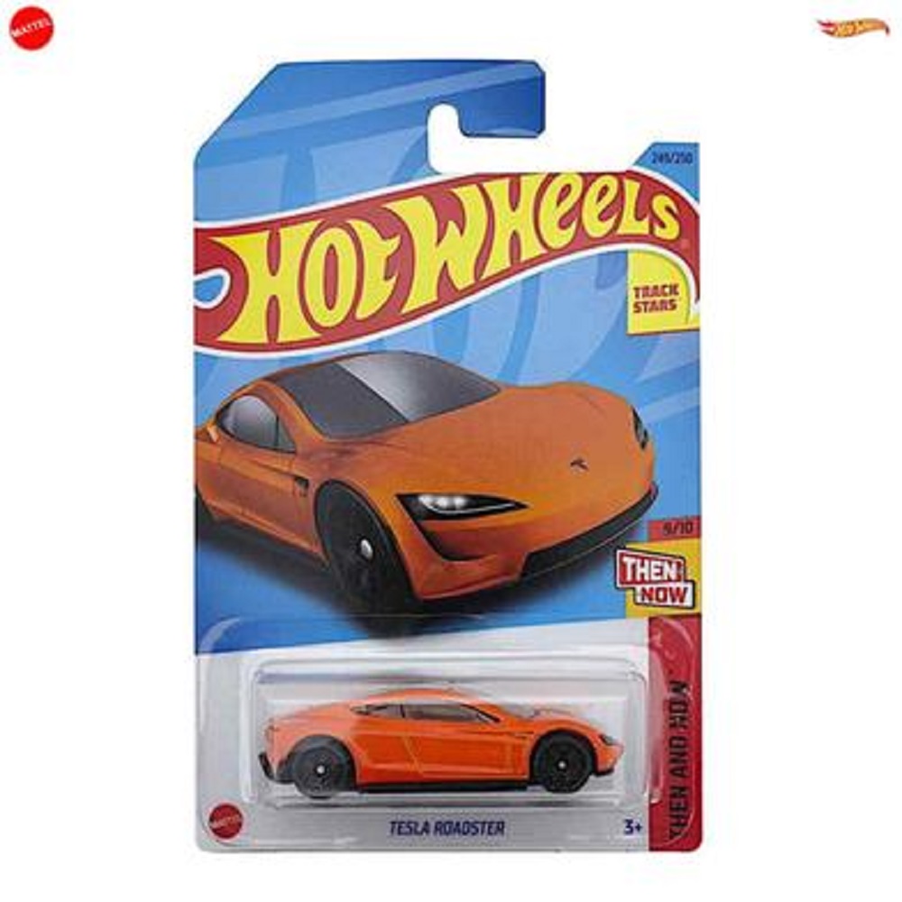 Машинка Hot Wheels tesla roadster серия Then and Now 01933 - фото 2