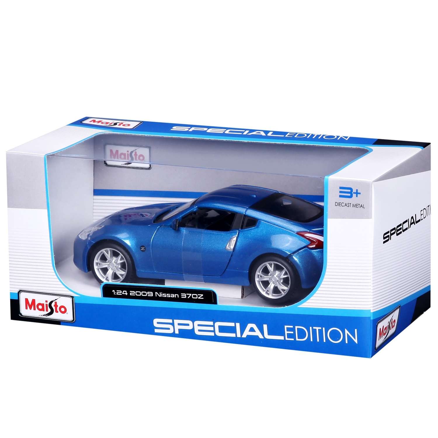 Машинка MAISTO 1:24 Nissan 370Z синяя 31200 31200_ - фото 6